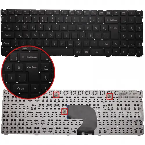 Casper TWB Notebook Klavye (Siyah TR)