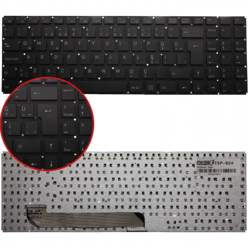 Casper Nirvana CN.MLC-4030A Notebook Klavye (Siyah TR)