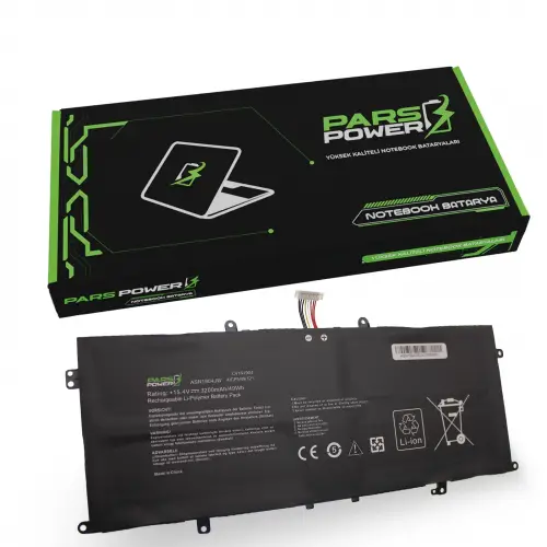 Asus ZenBook C41N1904 4ICP5/49/121 Batarya - Pil (Pars Power)