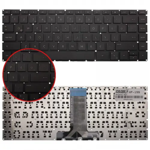 HP Pavilion 856190-001, 856190-141 Klavye (Siyah TR)