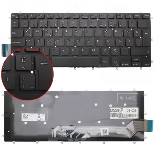 Dell Vostro 5471-FHDS55WP81N1 Notebook Klavye (Siyah TR)