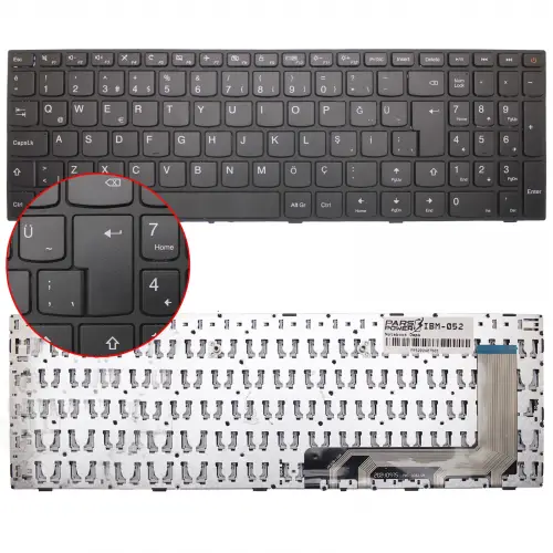 Lenovo ideaPad V110-17IKB 80V200EMTX Notebook Klavye (Siyah TR)