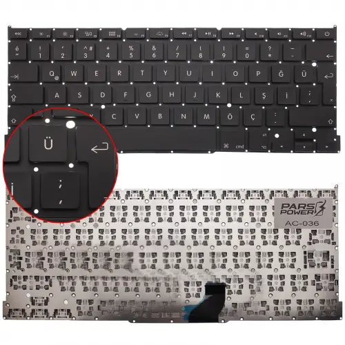 Apple ME864LL, ME866LL Klavye (Siyah Tr)