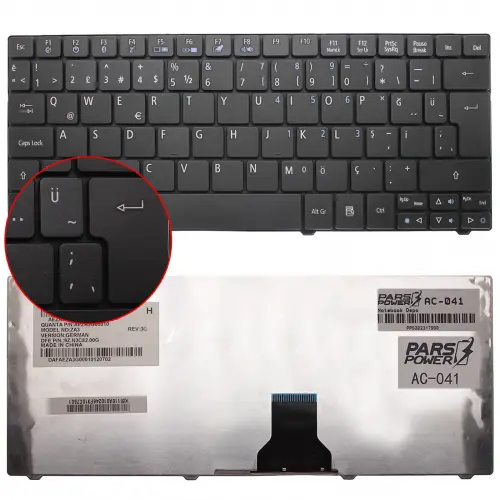 Packard Bell MS2297, ZA3, ZA5, ZA8, ZH7 Notebook Klavye (Siyah TR)