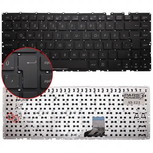 Asus K401UQ-FA177D Klavye (Siyah TR)