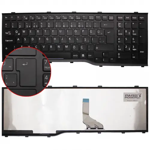 Fujitsu Siemens AH532-G21-703, CP569151-01 Notebook Klavye (Siyah TR)