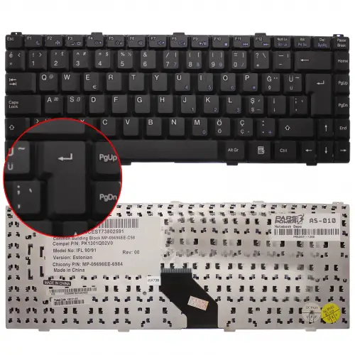 Datron TW3 Notebook Klavye (Siyah TR)