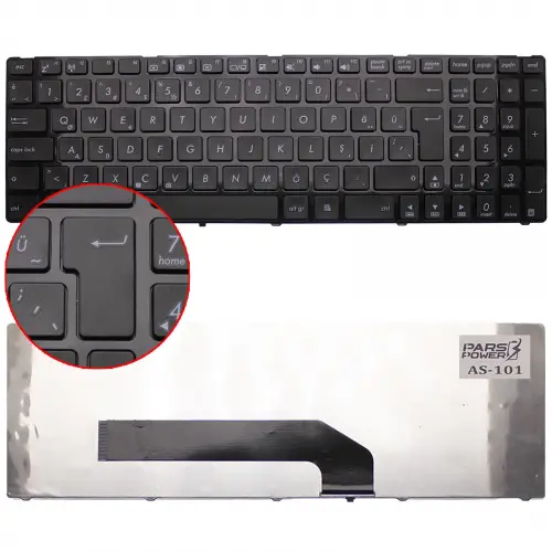 Asus X5DIJ-SX039C, K50IJ-RX5-001 Notebook Klavye (Siyah TR)