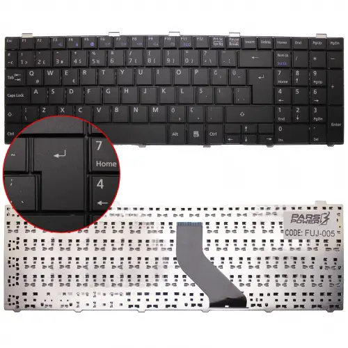 Fujitsu Siemens AH530/HD6, AH530/3A Notebook Klavye (Siyah TR)