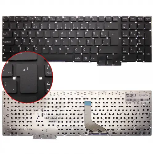 Fujitsu Siemens AH532-G21-703, CP569151-01 Notebook Klavye (Siyah TR)