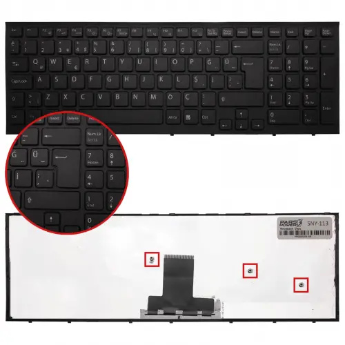 Sony Vaio VPCEB4Z1R Notebook Klavye (Siyah TR)