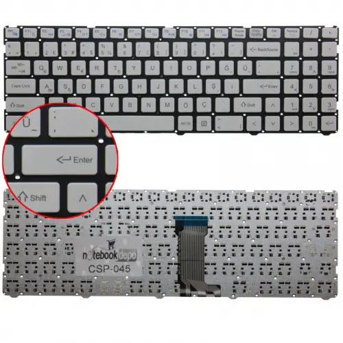 Casper Nirvana AELG9A00020 LG9, MP-12K73TQ-9207 Klavye (Beyaz TR)