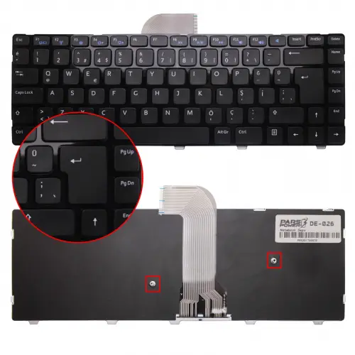 Dell 0RNN5P, 0X48YG Klavye (Siyah TR)