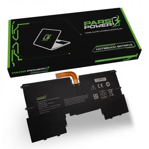 HP Spectre HSTNN-LB8C, 924843-421, 924960-855 Batarya - Pil (Pars Power)