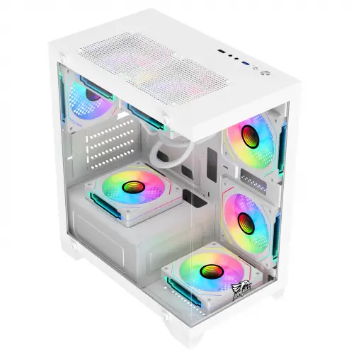 Gameagle Tornado 5 Argb Fanlı Oyuncu Pc Kasası 750W 80+ Plus Bronz Powerlı (Beyaz)