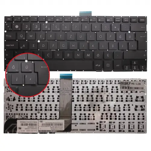 Asus Transformer Book Flip NSK-UQD0T 0KNB0-3120TU00 Klavye (Siyah TR)