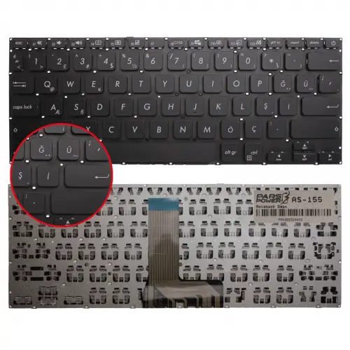 Asus VivoBook 14 X409MA-BV086 Klavye (Siyah TR)