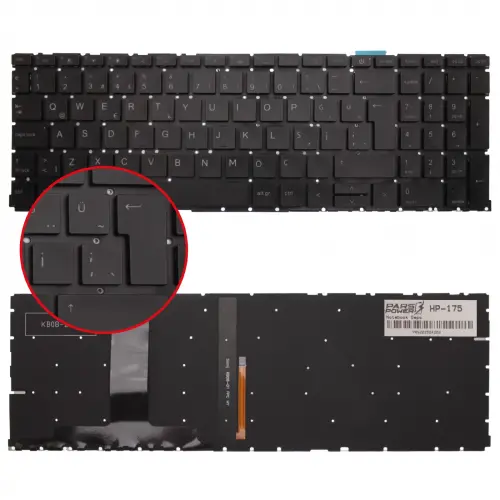 HP ProBook 455 G9 (6S6X4EA) Klavye Işıklı (Siyah TR)