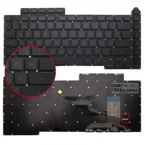 Asus Rog Strix G15 Serisi Klavye Işıklı (Siyah TR)