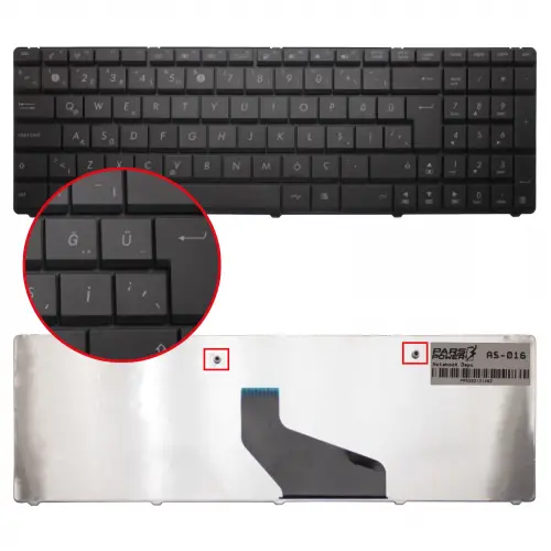 Asus A53B Notebook Klavye (Siyah TR)