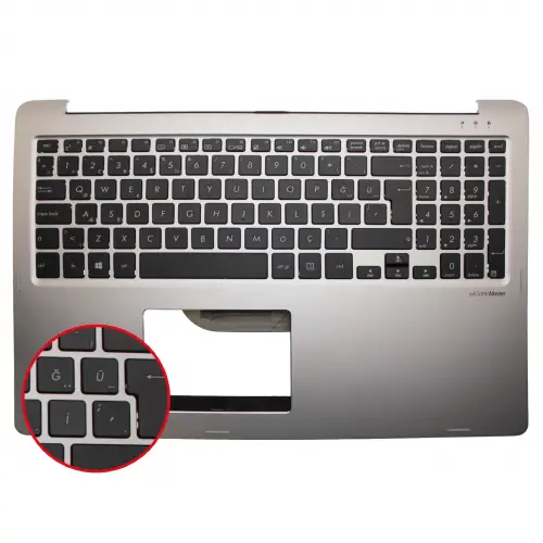 Asus Transformer 0KNB0-610JTU Üst Kasalı Klavye (Siyah TR)