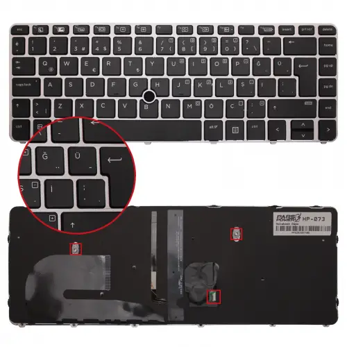 Hp 836308-141 Notebook Klavye (Siyah TR)