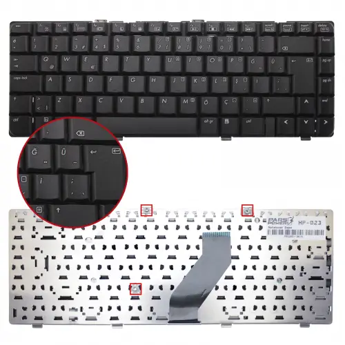 HP Pavilion dv6922et, dv6925et, dv6950et Notebook Klavye (Siyah TR)