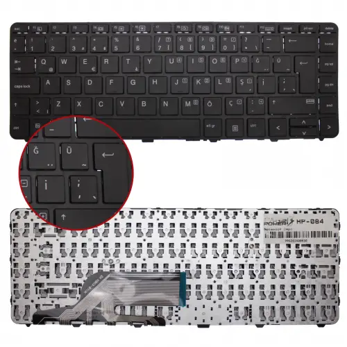 Hp ProBook 645 G2 W3R31AV Notebook Klavye (Siyah TR)