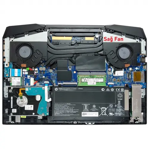 HP Pavilion Gaming 15-dk2xxx CPU Fan - İşlemci Fanı