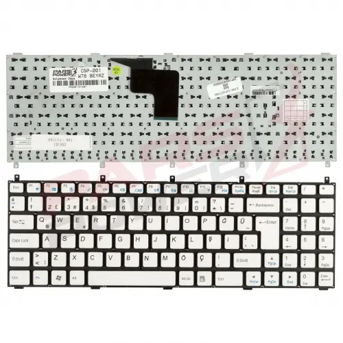 Exper NR23B Notebook Klavye (Beyaz TR)