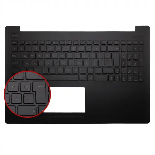 Asus X553, X553M, K553M, F553M Üst Kasalı Klavye (Siyah TR)