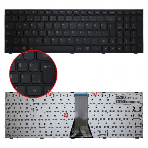 Lenovo IdeaPad NSK-BQCBN Notebook Klavye (Siyah TR)