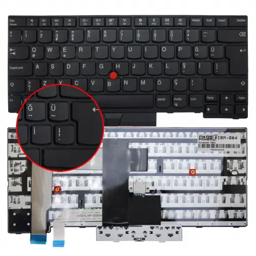 Lenovo ThinkPad T470, A475 Klavye (Siyah TR)