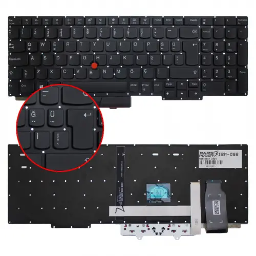 Lenovo ThinkPad E15 Gen 2 20TD004DTX Klavye Işıklı (Siyah TR)