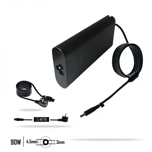 Dell Vostro 4.5x3.0 90W 19.5V 4.62A Adaptör Şarj Aleti-Cihazı