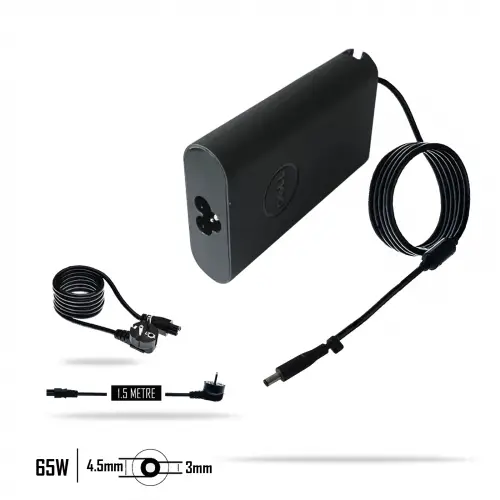 Dell Vostro 4.5x3.0 65W 19.5V 3,34A Adaptör Şarj Aleti-Cihazı