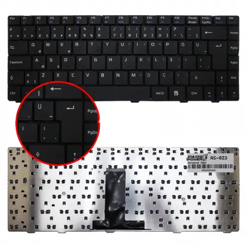 Asus 04N0-DE1TU01 Notebook Klavye (Siyah TR)