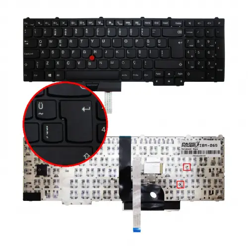Lenovo 00PA247, 00PA275, 00PA277 Notebook Klavye (Siyah TR)