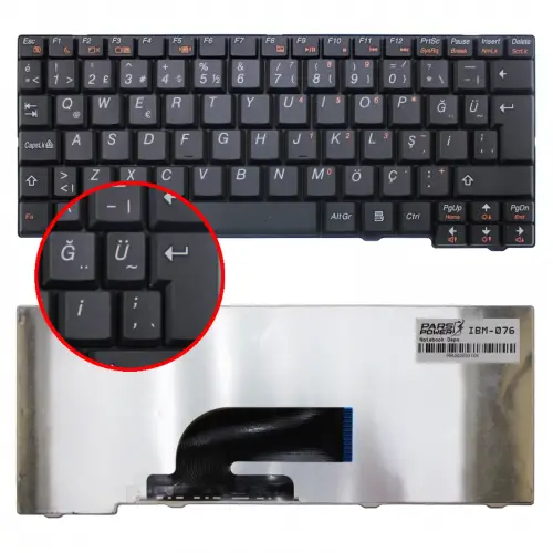 Lenovo ideaPad MP-08F53US-686 Klavye (Siyah TR)