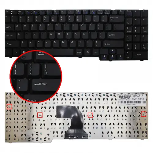 Packard Bell PK37B003F00 Notebook Klavye (Siyah ENG)