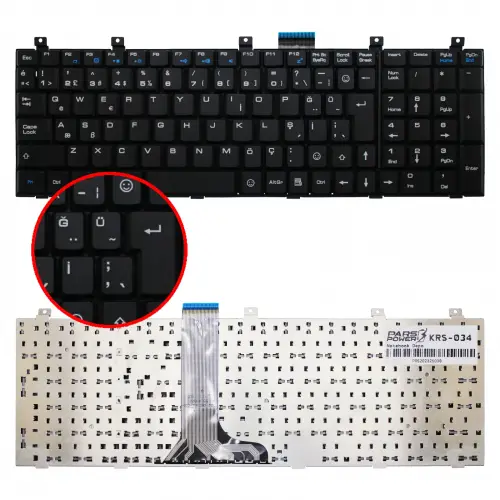 Exper MS-1682 Notebook Klavye (Siyah TR)