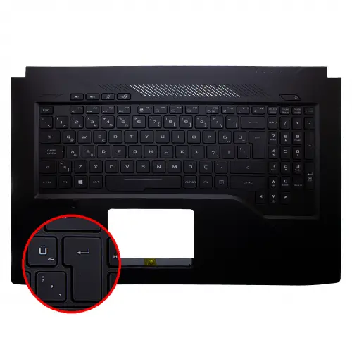 Asus Rog Strix 0KNB0-661BUS00 Klavye Işıklı - Kasalı (Siyah TR)