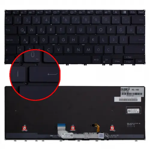 Asus NSK-UA12BN TR Klavye Işıklı (Siyah TR)
