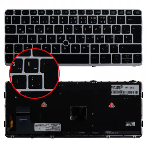 Hp V141926BS1 Uyumlu Notebook Klavye Işıklı (Siyah TR)