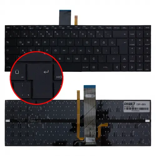 Monster Tulpar T7 V21 Serisi Klavye Işıklı (Siyah TR)