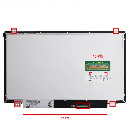 Acer TravelMate P643-V Notebook Led Ekran