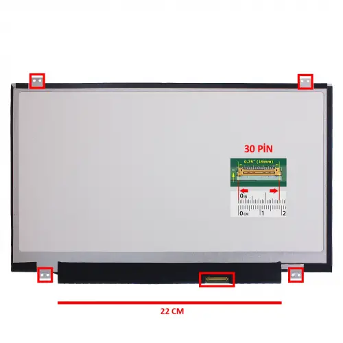 Acer TravelMate X349-M Uyumlu Notebook Led Ekran