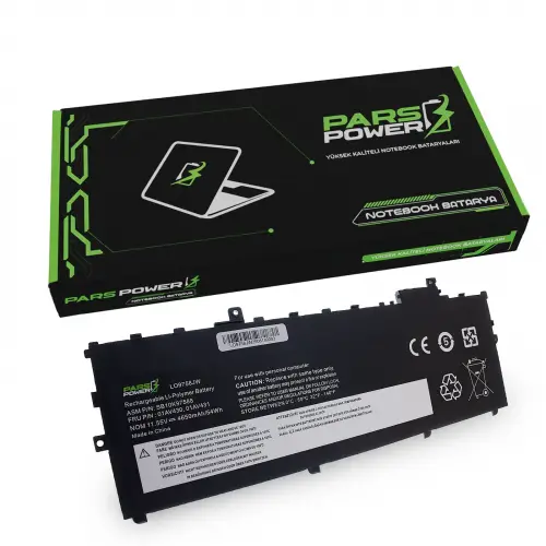 Lenovo ThinkPad X1 Carbon 6th Gen 20KGS8XC00 Batarya - Pil (Pars Power)