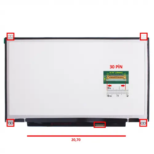 Acer TravelMate TMP238-M Uyumlu Notebook Led Ekran