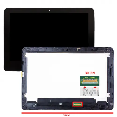 HP Pavilion X360 11-k100, 11K, 11-K Led Ekran - Dokunmatik Set